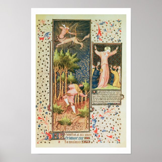 Lat 9471 f.16r november, från Grandes Heures d Poster (Framsidan)