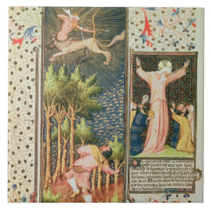 Lat 9471 f.16r November, från Grandesen Heures D Kakelplatta