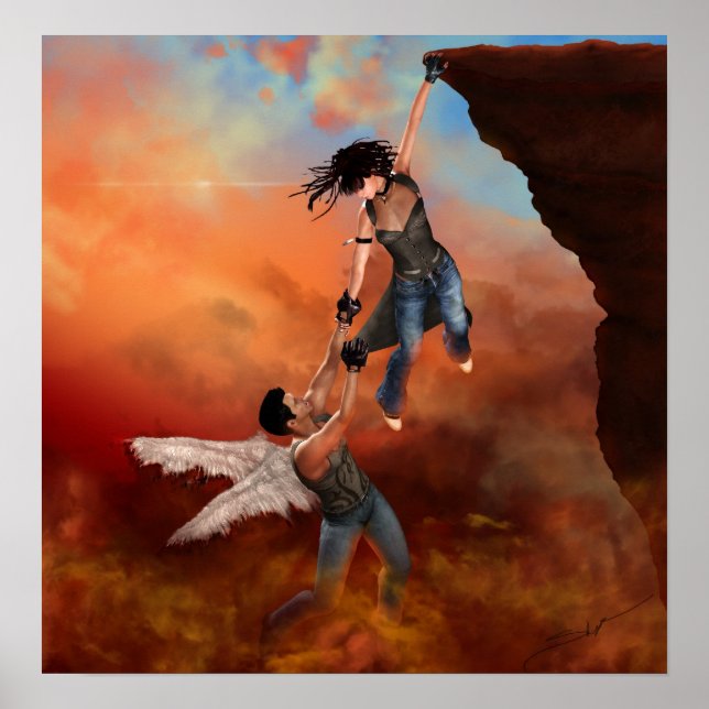 Låt aldrig gå poster (Framsidan)