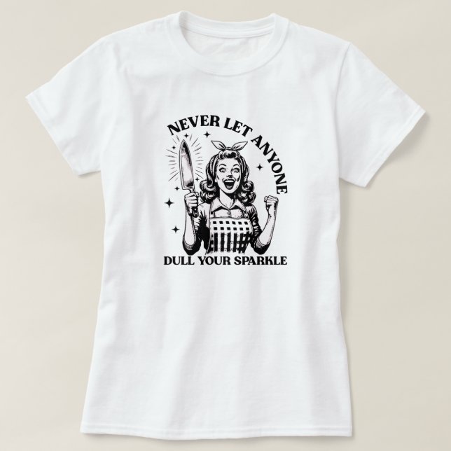 Låt aldrig någon skada din Gnistra T Shirt (Design framsida)