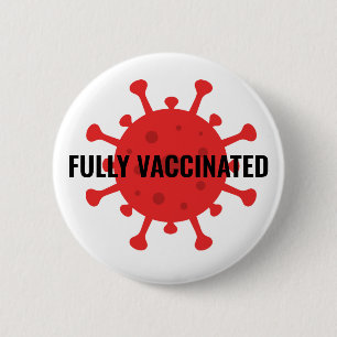 Låt alla veta att du är vaccinerad! knapp