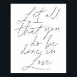 Låt allt du gör göras i kärlek Script Poster<br><div class="desc">Låt allt du gör göras i kärlek Script</div>