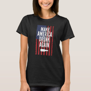 Låt Amerika torka på nytt bli dränkt 4 juli T Shirt