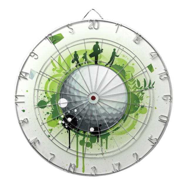 Låt av oss utslagsplatsen för Golf Darttavla (Framsidan)