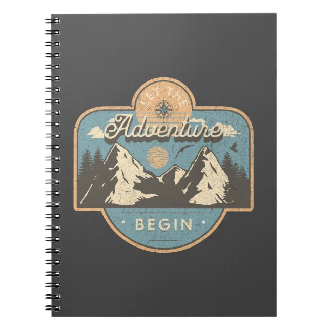 Låt äventyr börja anteckningsbok (Framsidan)