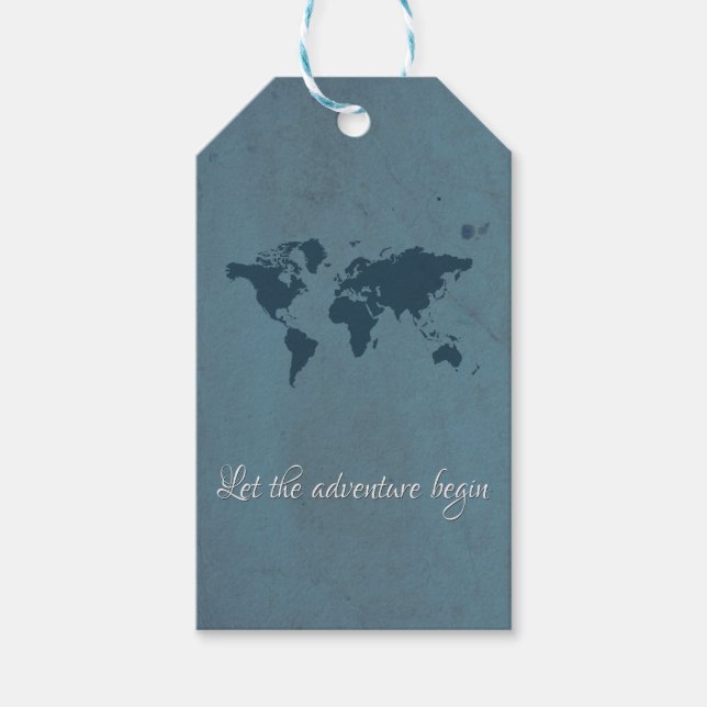 Låt äventyr börja presentetikett (Framsidan)