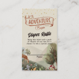 Låt Äventyr börja sänka Raffle Biljett