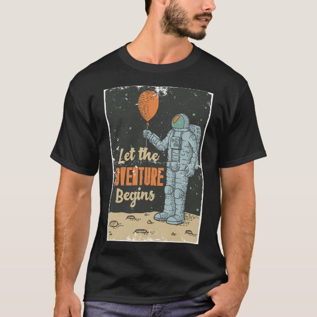 Låt Äventyr börja T Shirt (Framsida)