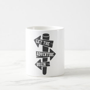 Låt Äventyr inleda signalresan utforska Kaffemugg