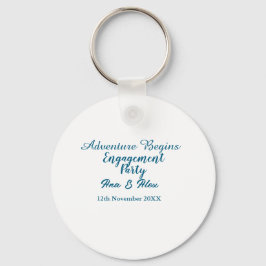 låt äventyret börja förlovningsfest namn da nyckelring