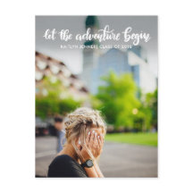 Låt äventyret börja Handskriven | Examen