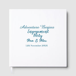 låt äventyret börjar förlovningsfest namn da gästböcker