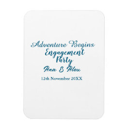 låt äventyret börjar förlovningsfest namn da magnet