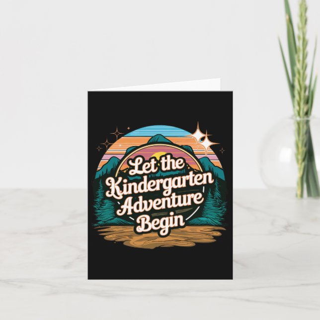 Låt äventyret i förskolan börja Första dagen tillb Kort (Framsida)