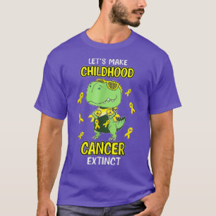Låt barncancer Utdöda Dinosaur Childh T Shirt