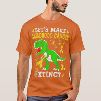 Låt barncancer Utdöda dosinosaur Trex G T Shirt