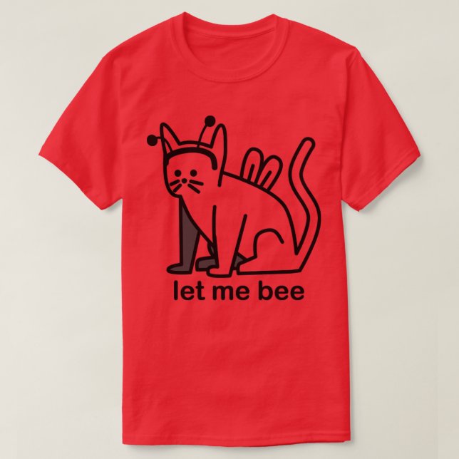 Låt bli bin t shirt (Design framsida)