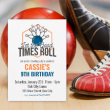 Låt Bra Times Roll Bowling Birthday
