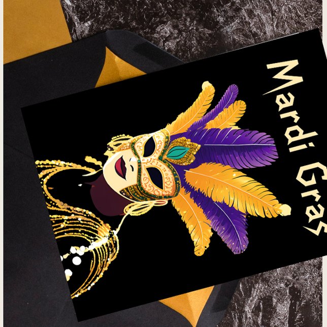 "Låt Bra Times Roll: Mardi Gras Firande" Vykort (Skapare uppladdad)