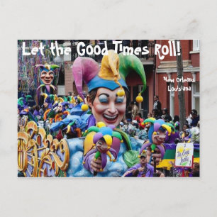Låt Bra Times roll Postcard Vykort