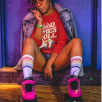 LÅT BRA TIMES ROLL RETRO ROLLER SKATE PÅ 80:ER