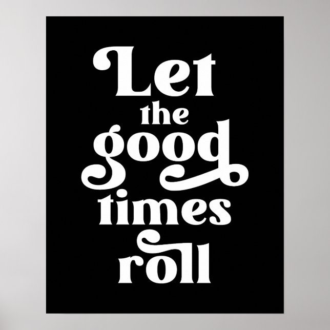 Låt Bra Times rulla Poster (Framsidan)