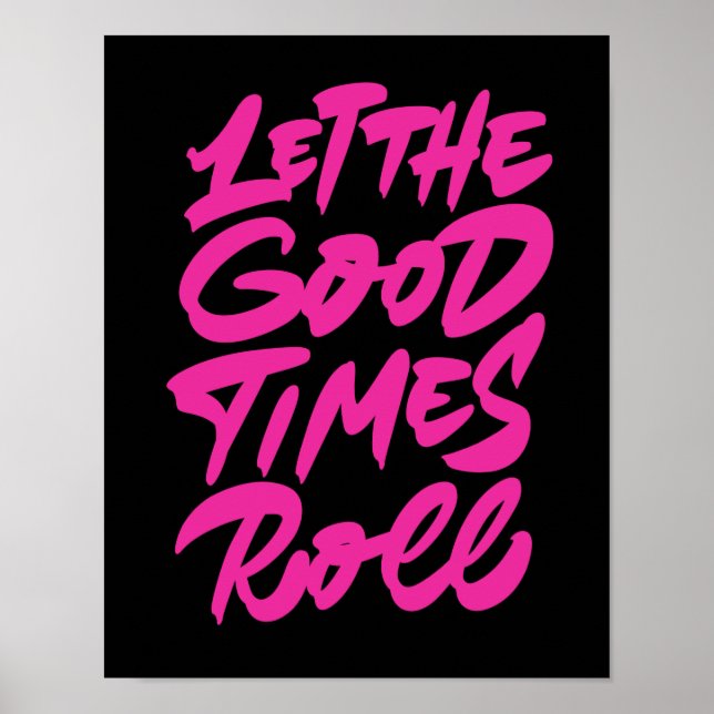 Låt bran rulla poster (Framsidan)