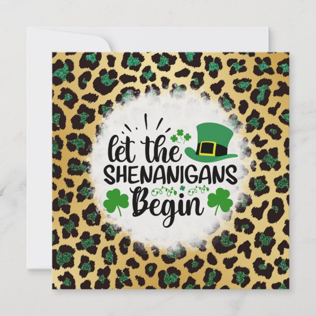 Låt bushen börja julkort (Framsida)