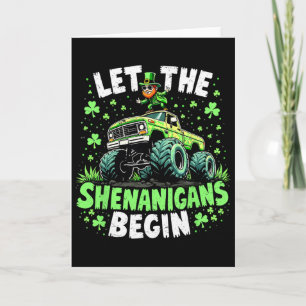 Låt bushen börja Monster Truck Pojkar St Pa Kort