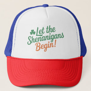 Låt bushen börja Roligt irländskt St Patricks Keps