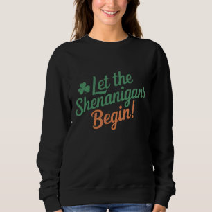 Låt bushen börja Roligt irländskt St Patricks T Shirt