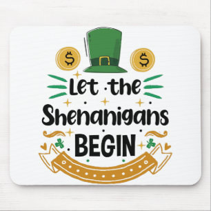 Låt bushen börja St Patrick's Day Musmatta