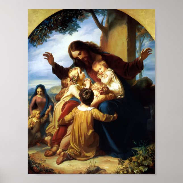 Låt Carl Vogelstein tala om barnens Kom för mig Poster (Framsidan)