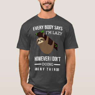 Lat citat om latmaskar Roligt present till kontore T Shirt