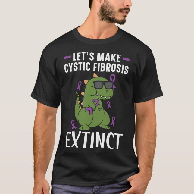 Låt cystisk fibros Utdöda cystisk fibros T Shirt (Framsida)