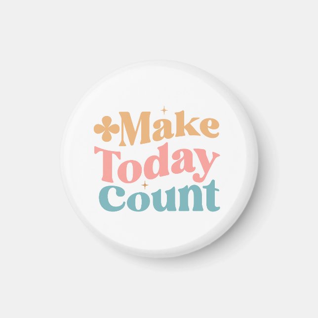 Låt dagens inspirationsoffert räknas magnet (Framsidan)