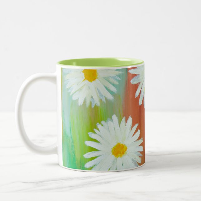 Lat daisydag Två-Tonad mugg (Vänster)