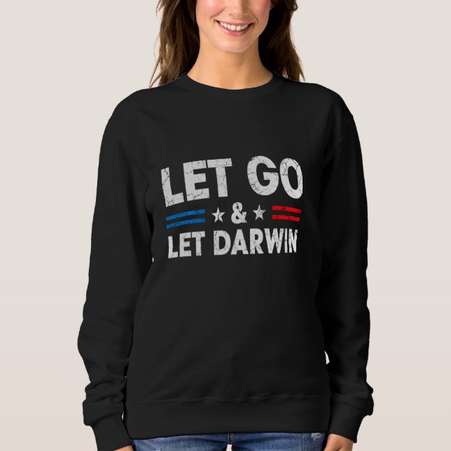 Låt Darwin-Trendiget Sarcastic Let S G T Shirt (Framsida)