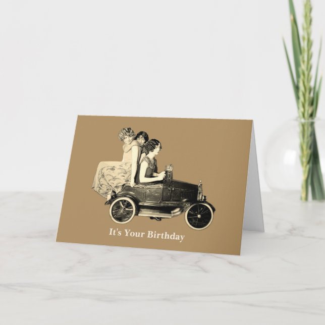 Låt de goda tiderna rulla kort (Framsida)