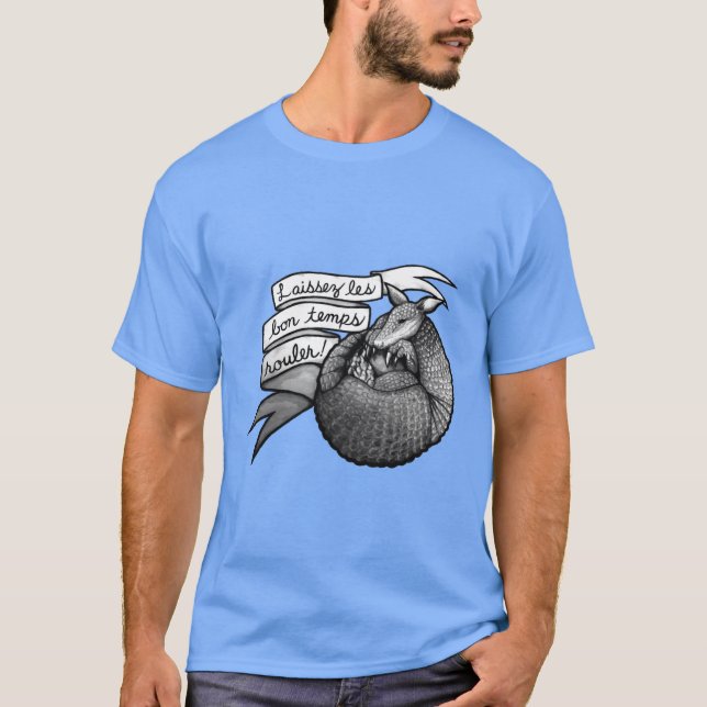 Låt de goda tiderna rulla t shirt (Framsida)