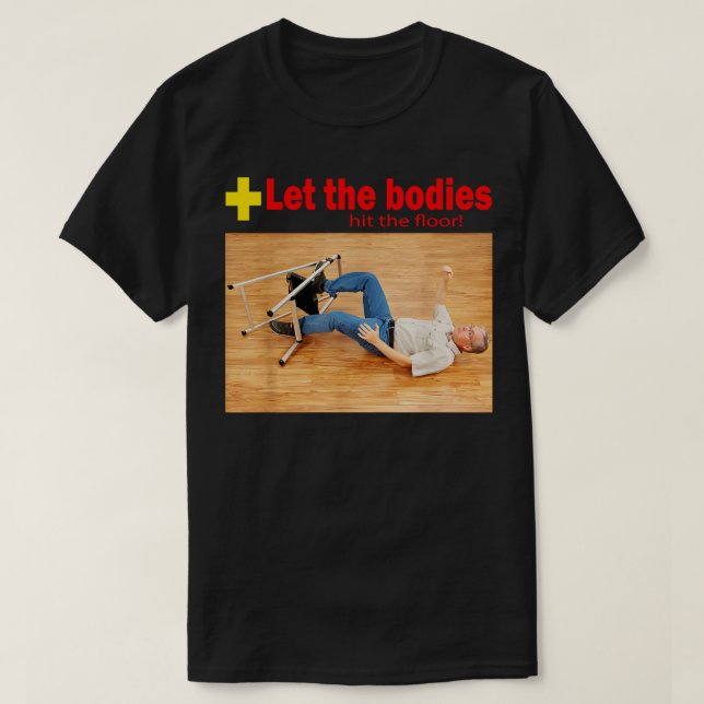 Låt de slå organen i golv t shirt (Design framsida)