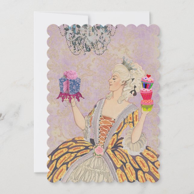 Låt dem äta kaka ~  Inbjudningar / Svar på inbjuda (Framsida)