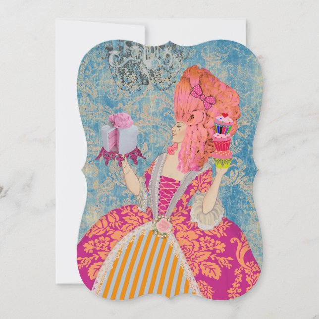 Låt dem äta kaka ~  Inbjudningar / Svarslapp (Framsida)