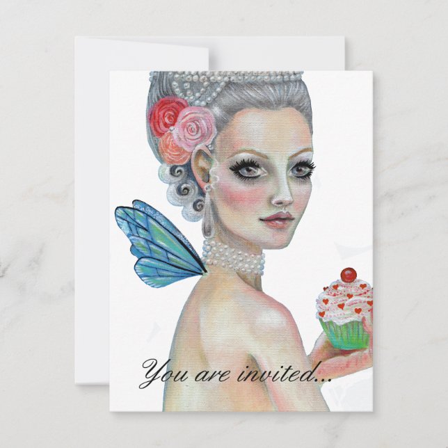 Låt dem äta kakor inbjudningar (Framsida)