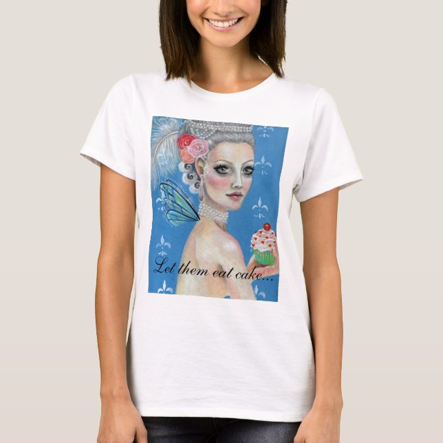 Låt dem äta kakor, t-shirt (Framsida)