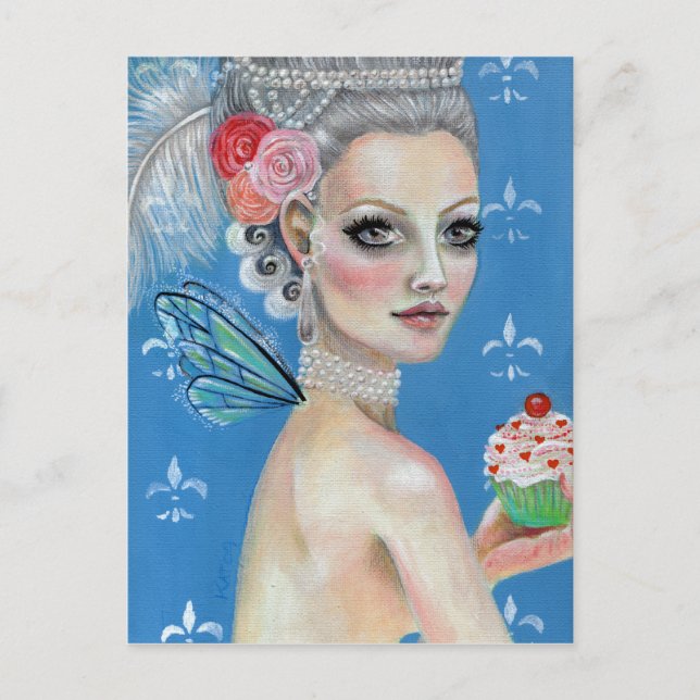 Låt dem äta kakor vykort (Framsida)