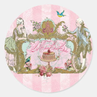 Låt dem äta kummel Sälar eller Stickers Runt Klistermärke