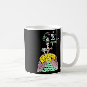 Låt dem äta Kung-kummel Mardi Gras Food Älskare Pa Kaffemugg