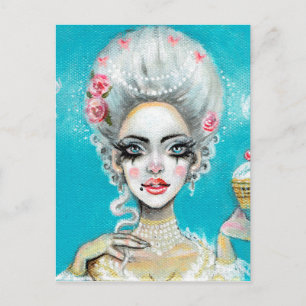 Låt dem äta mini Marie Antoinette cuppie Vykort