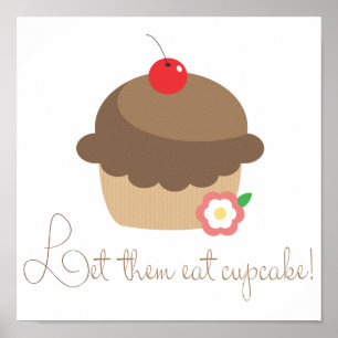 Låt dem äta muffin poster